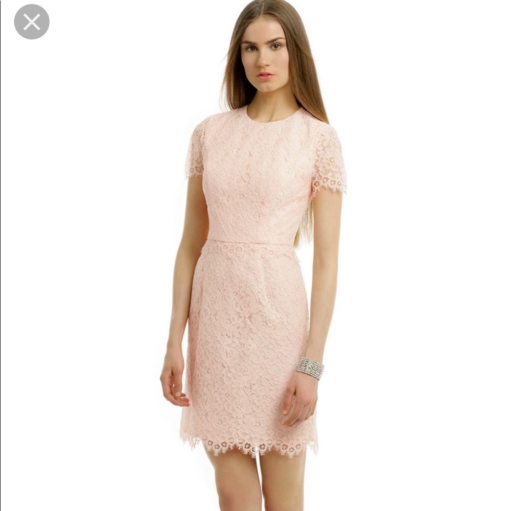 Shoshanna Pink Lace Dress Size 0